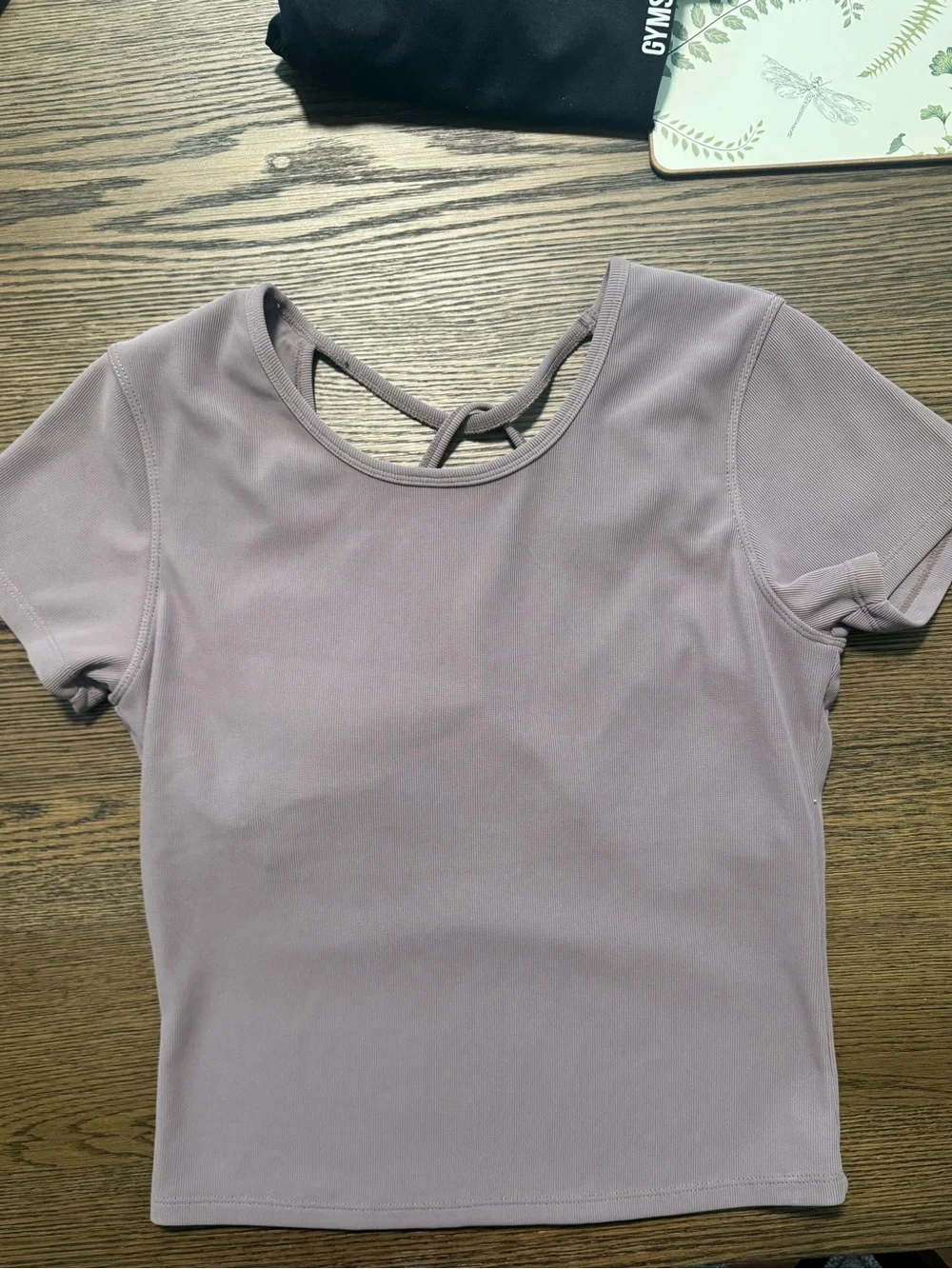Move Theology Lavender Cross-Back Active Top | Large | Workout Yoga Athleisure - Picture 2 of 4